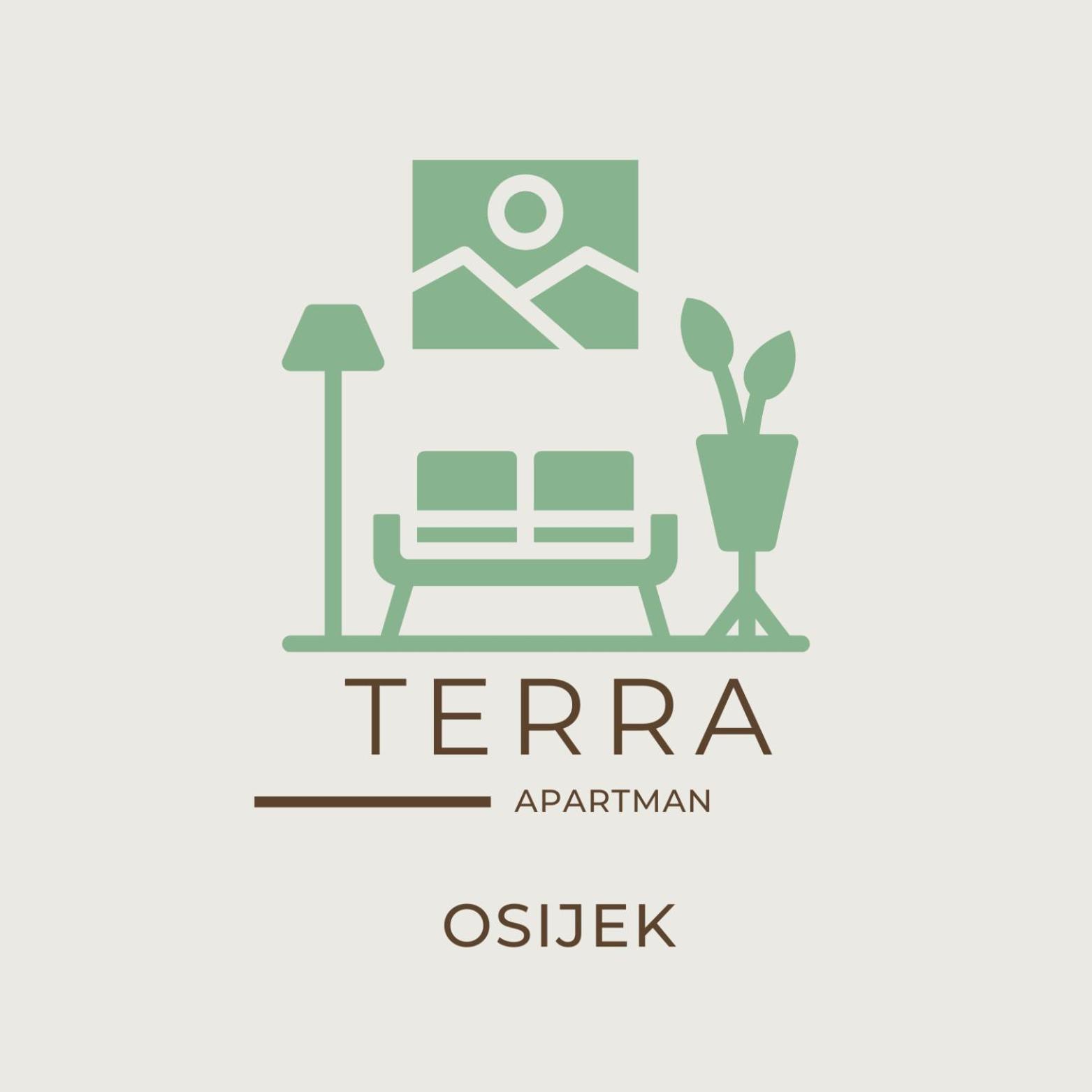Apartman Terra Centar, Free Parking أوسييك المظهر الخارجي الصورة